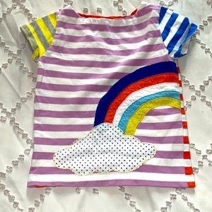 Mini boden rainbow tee